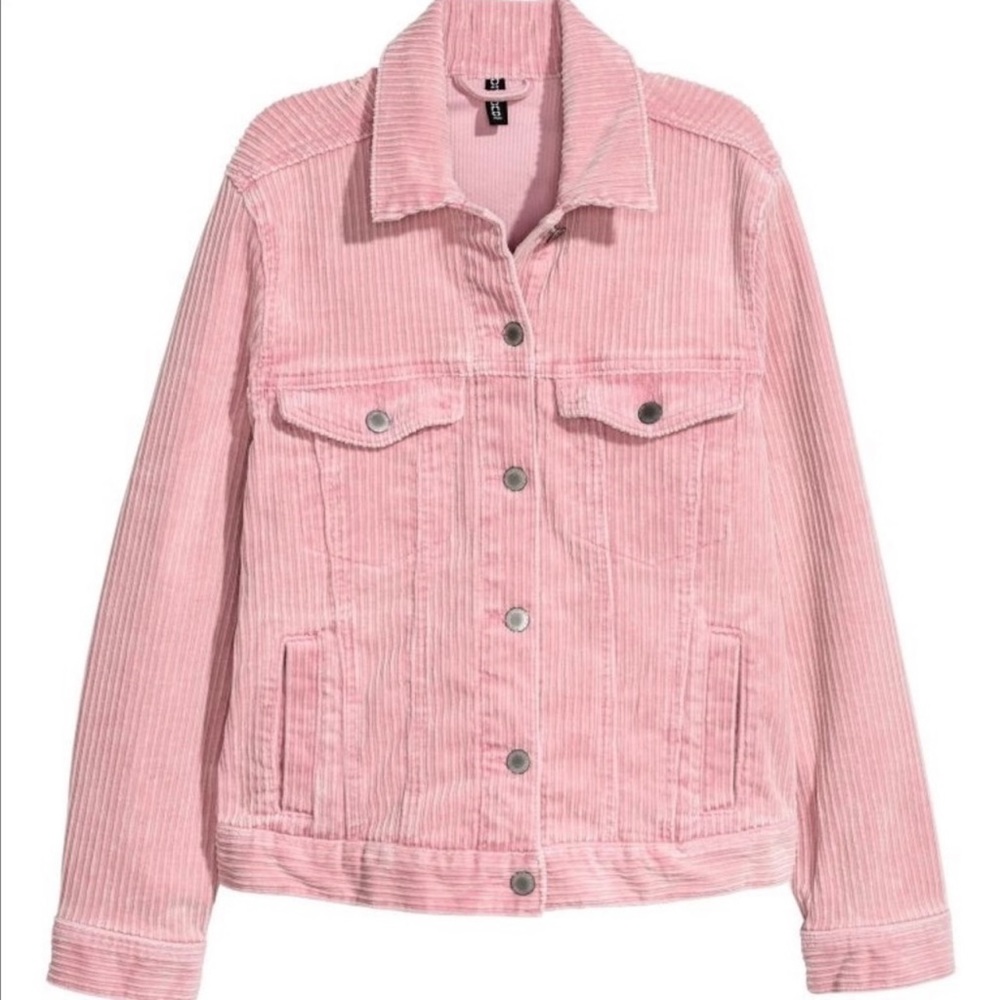 Pink H&M Corduroy Jacket